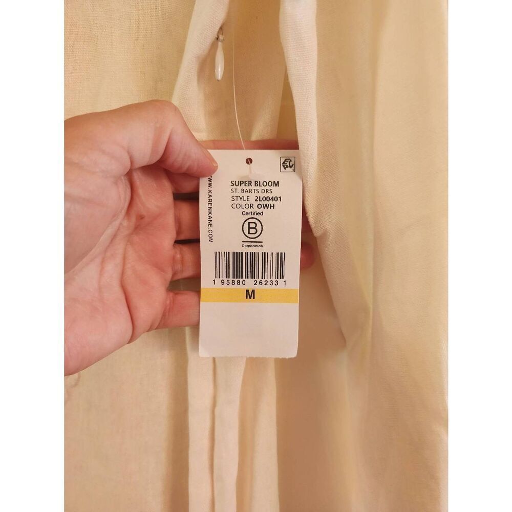 Karen Kane NWT  The ST. Barts embroidered linen dress size Medium - Picture 5 of 9